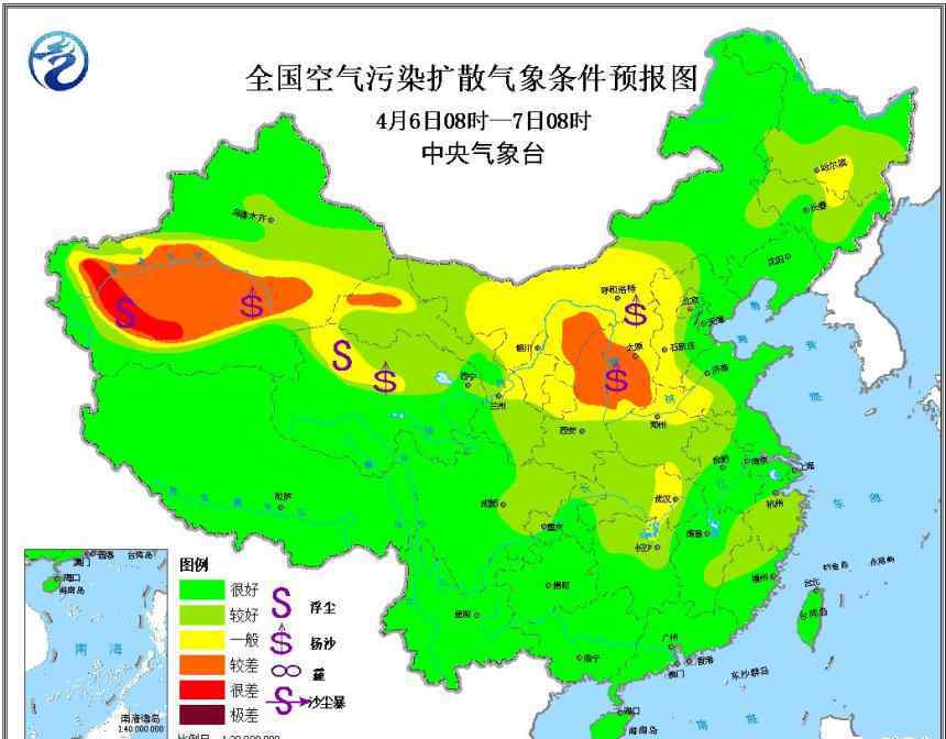 周北方 全国空气质量公报：未来一周北方仍多沙尘天气