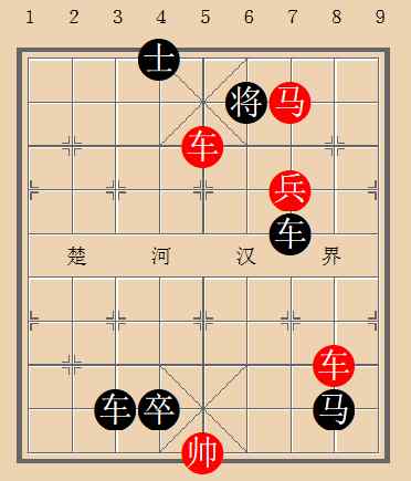 后门进狼 象棋残局：后门进狼