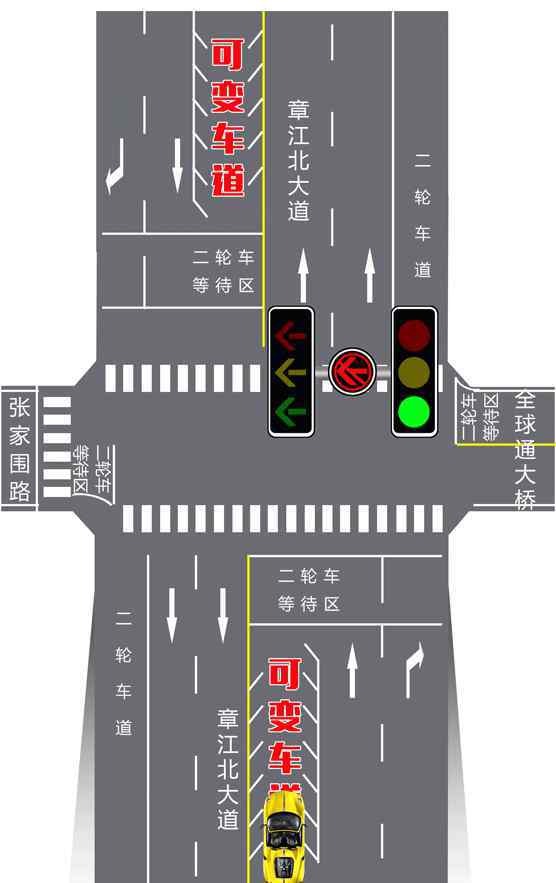 可变车道怎么走 衡水新增30处“可变车道”，怎么走？