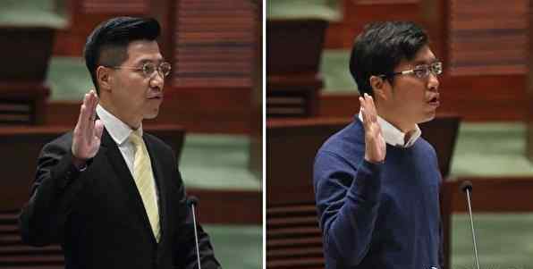 范国威 香港立法会反对派议员区诺轩和范国威议席丧失