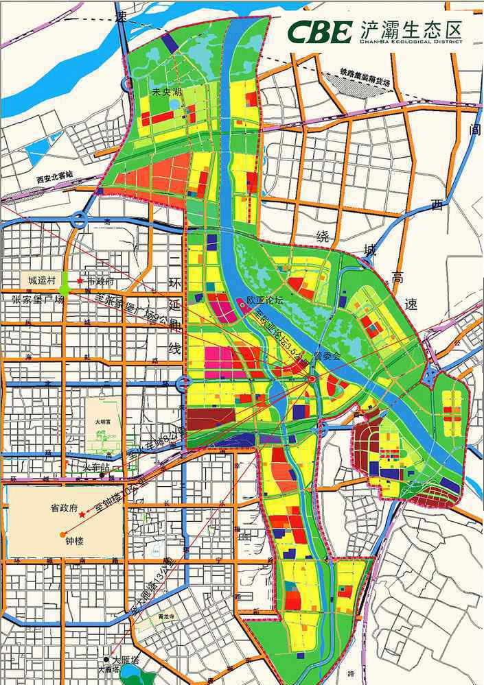 西安浐灞 西安浐灞生态区规划图，西安浐灞房价走势介绍