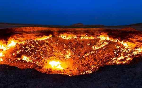 达瓦札 达瓦札地狱之门为什么不填埋扑灭，这里为什么不开采天然气？