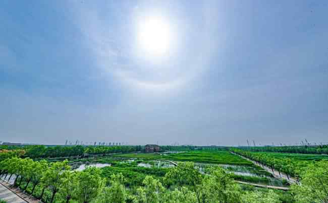 北京园博园上空现日晕 事件的真相是什么？