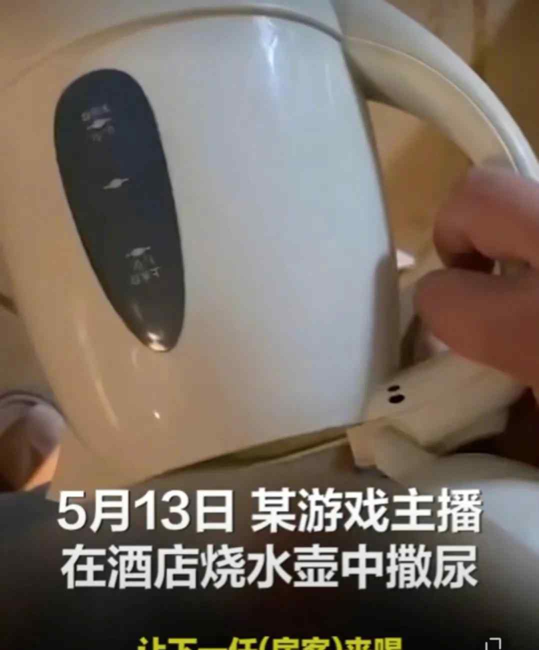 网红主播在酒店水壶内撒尿? 究竟是怎么一回事?