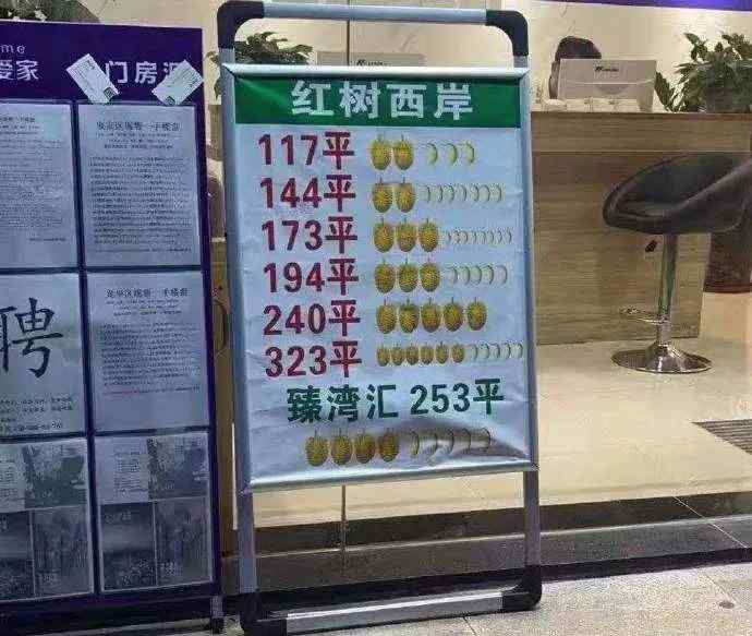 好家伙！深圳一中介打暗语 你家房值几个“榴莲”“香蕉”？