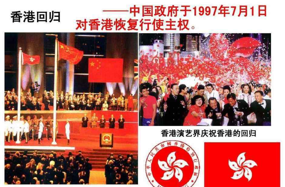 纪念香港回归20年 香港回归是哪一年几月几日？