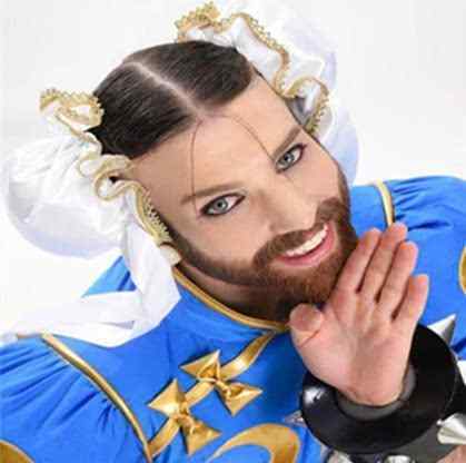 ladybeard ladybeard正装 大胡子辣妹正装帅出新高度