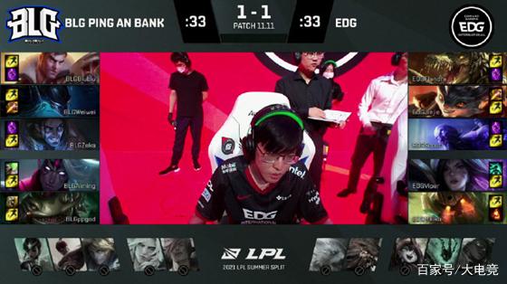 大电竞_LOL-LPL：Scout盲僧神出鬼没绕后开团 EDG让一追二2-1击败BLG