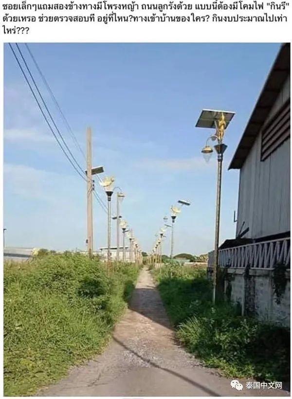 [悦文天下]泰国地方政府斥巨资装路灯，每套高达10万泰铢，连荒地都装，引全民吐槽